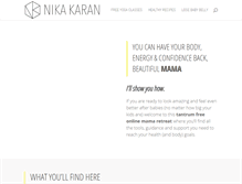 Tablet Screenshot of nikakaran.com